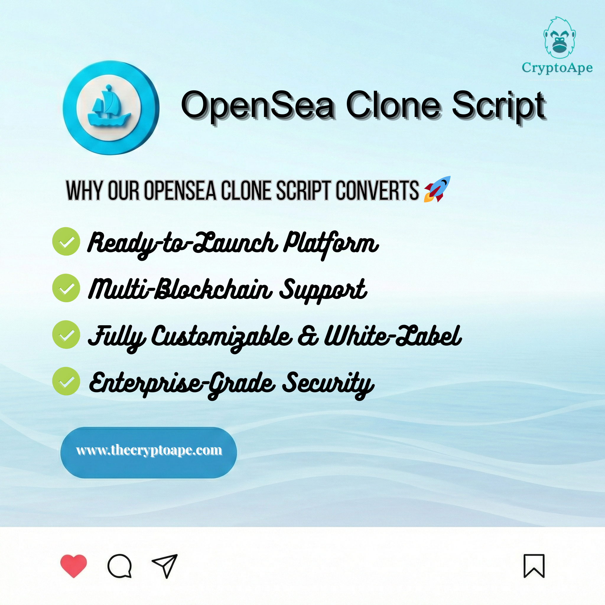 OpenSea clone script for NFT marketplace development